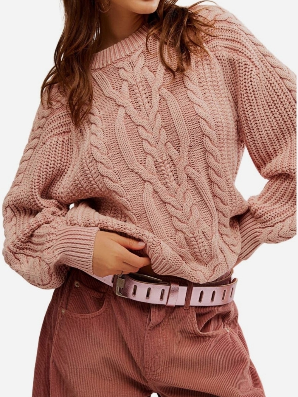 Free People Balloon Sleeve sweater